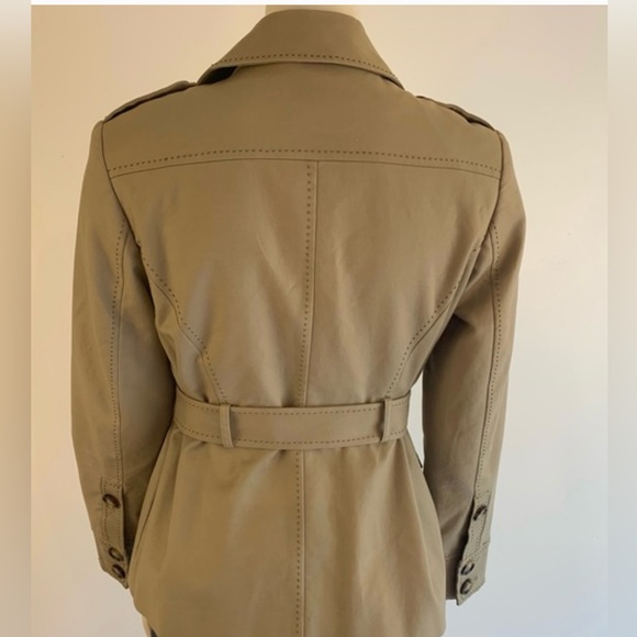 Michael Kors Khaki Sahara Trench Jacket - Picture 7 of 8